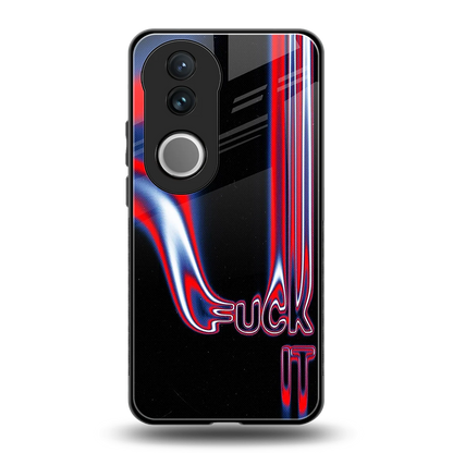 Carefree Glow back phone cover | glass case for vivo v50