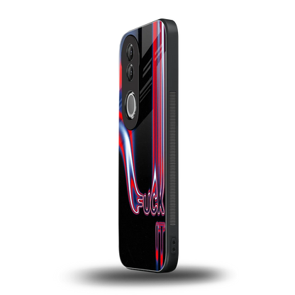 Carefree Glow vivo v50 mobile cover | shockproof glass phone case