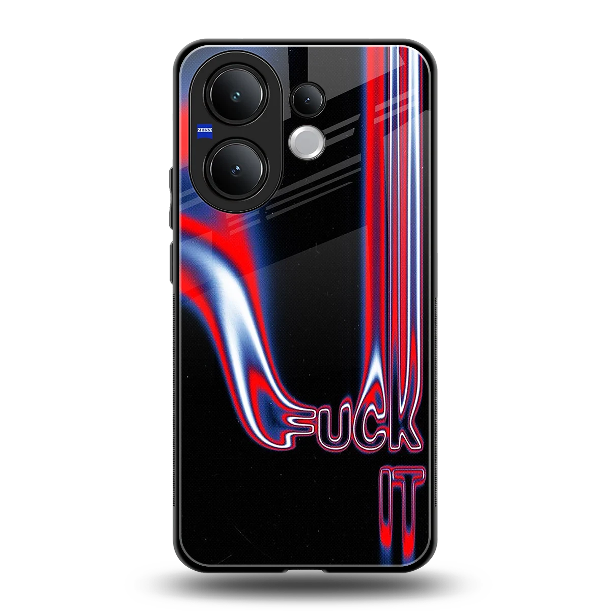 Carefree Glow back phone cover | glass case for vivo v60