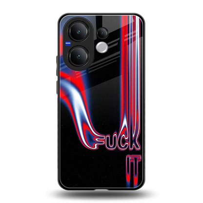 Carefree Glow back phone cover | glass case for vivo v60