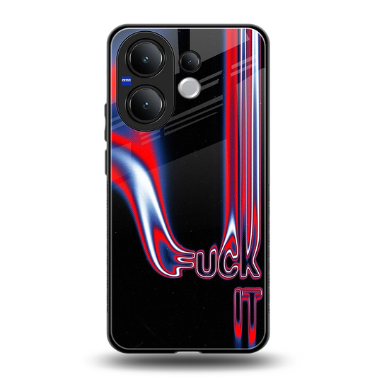 Carefree Glow back phone cover | glass case for vivo v60