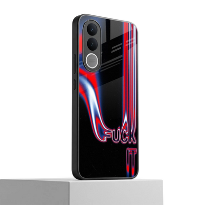 Carefree Glow vivo v70 fe mobile cover | shockproof glass phone case