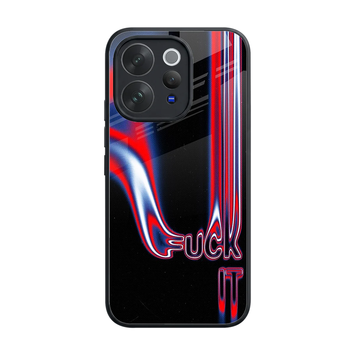 Carefree Glow back phone cover | glass case for vivo v70