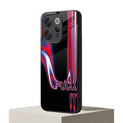 Carefree Glow vivo v70 mobile cover | shockproof glass phone case