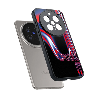 Carefree Glow sleek vivo x200 pro cover with tempered glass back and TPU edges