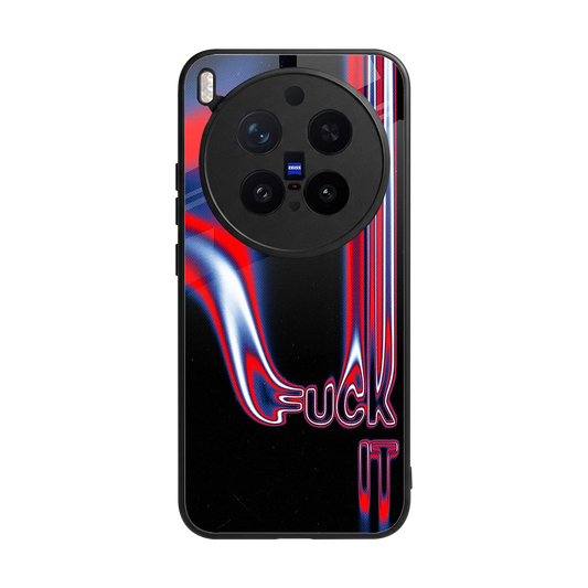 Carefree Glow back phone cover | glass case for vivo x300 pro