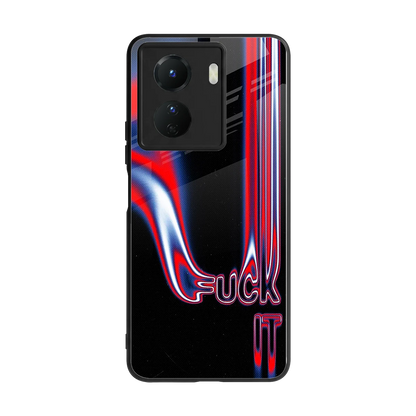 Carefree Glow back phone cover | glass case for vivo y16