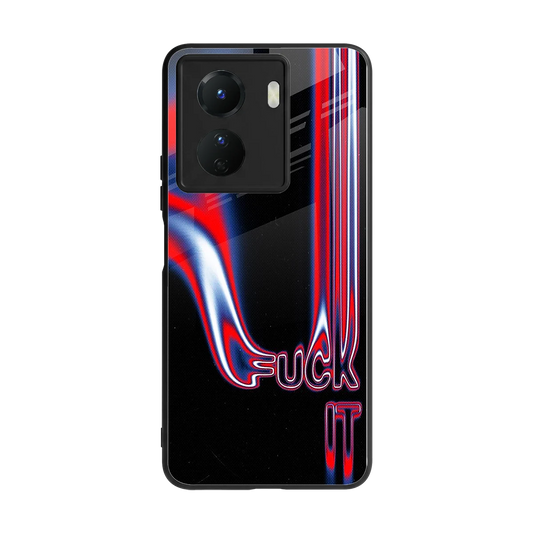 Carefree Glow back phone cover | glass case for vivo y16