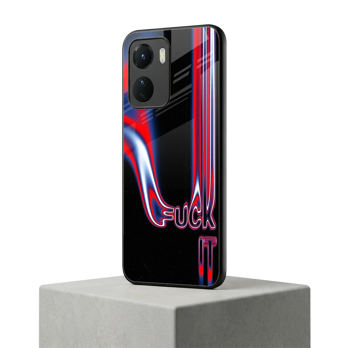 Carefree Glow vivo y16 mobile cover | shockproof glass phone case