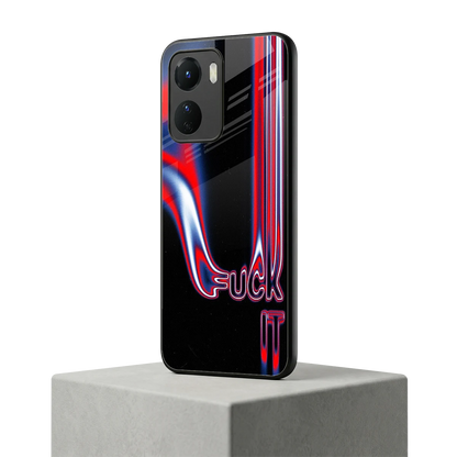 Carefree Glow vivo y16 mobile cover | shockproof glass phone case