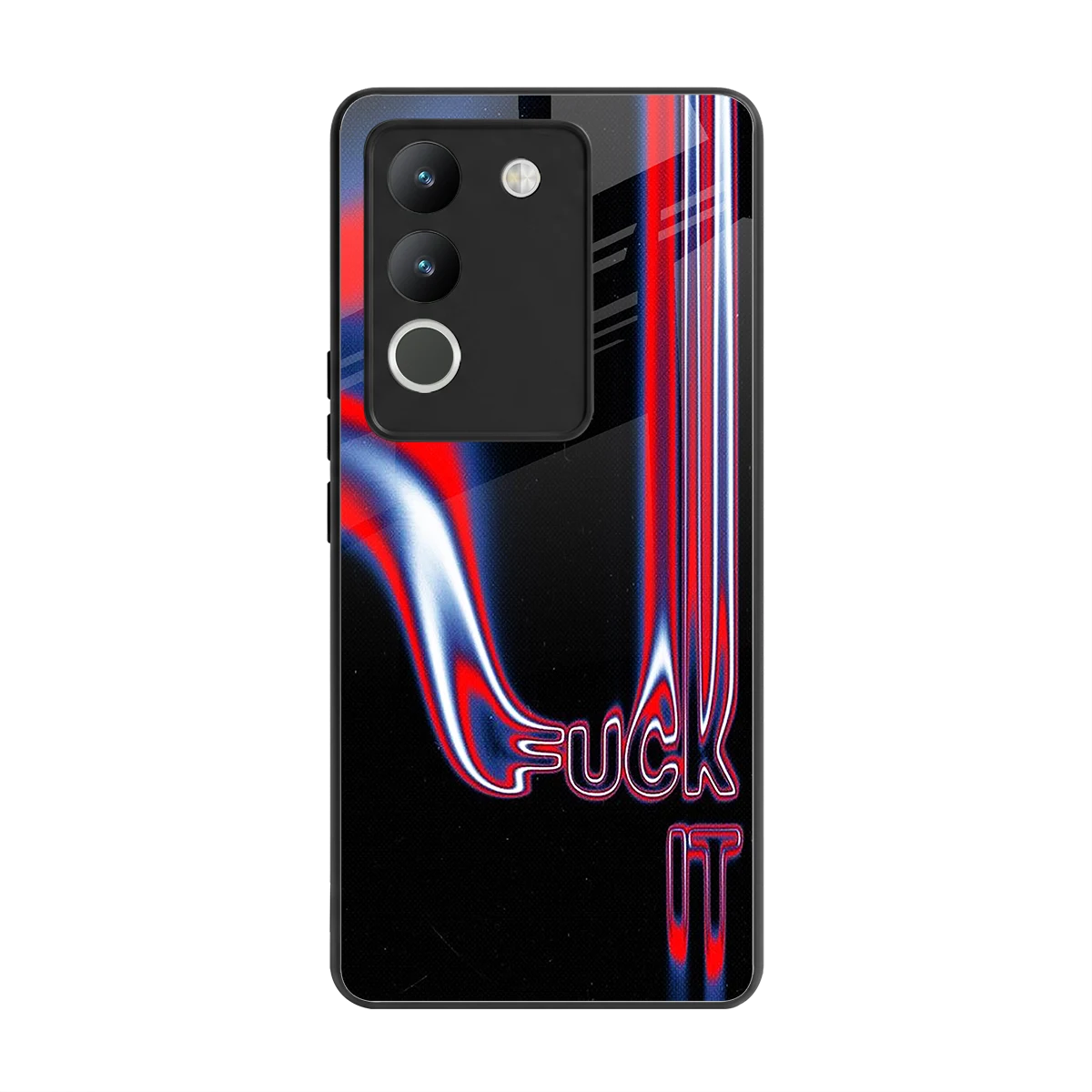 Carefree Glow back phone cover | glass case for vivo y200 5g