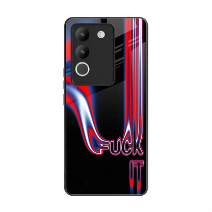 Carefree Glow back phone cover | glass case for vivo y200 5g