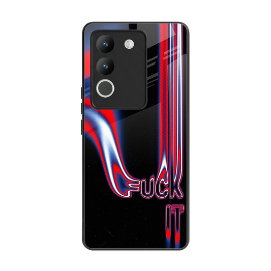 Carefree Glow back phone cover | glass case for vivo y200 5g