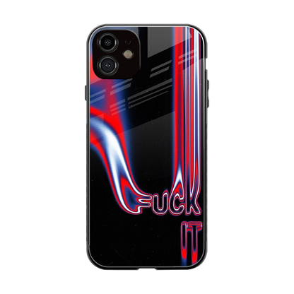 Carefree Glow back phone cover | glass case for iphone 12