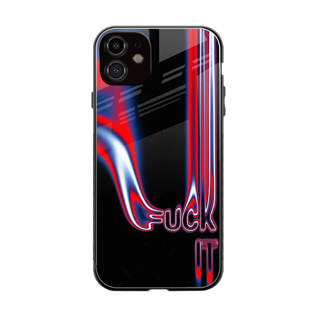 Carefree Glow back phone cover | glass case for iphone 11