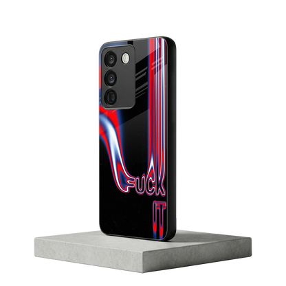 Carefree Glow vivo y200 5g mobile cover | shockproof glass phone case