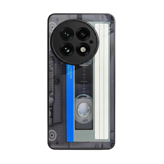 Cassette Retro back phone cover | glass case for oneplus 13