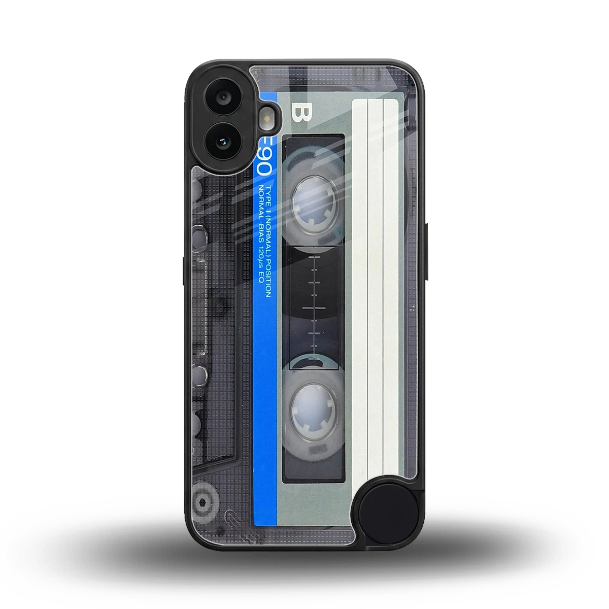 Cassette Retro back phone cover | glass case for cmf nothing phone 1