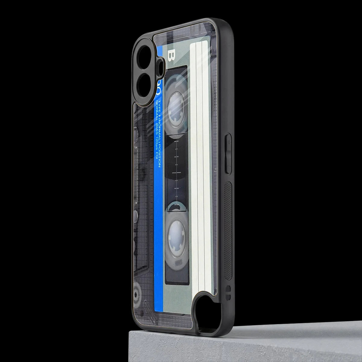 Cassette Retro cmf nothing phone 1 mobile cover | shockproof glass phone case