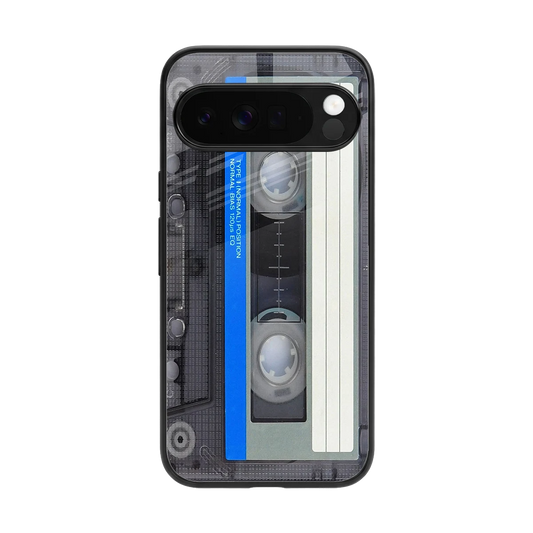 Cassette Retro back phone cover | glass case for google pixel 10 pro xl