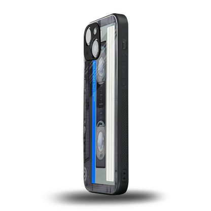 Cassette Retro iphone 13 mini mobile cover | shockproof glass phone case
