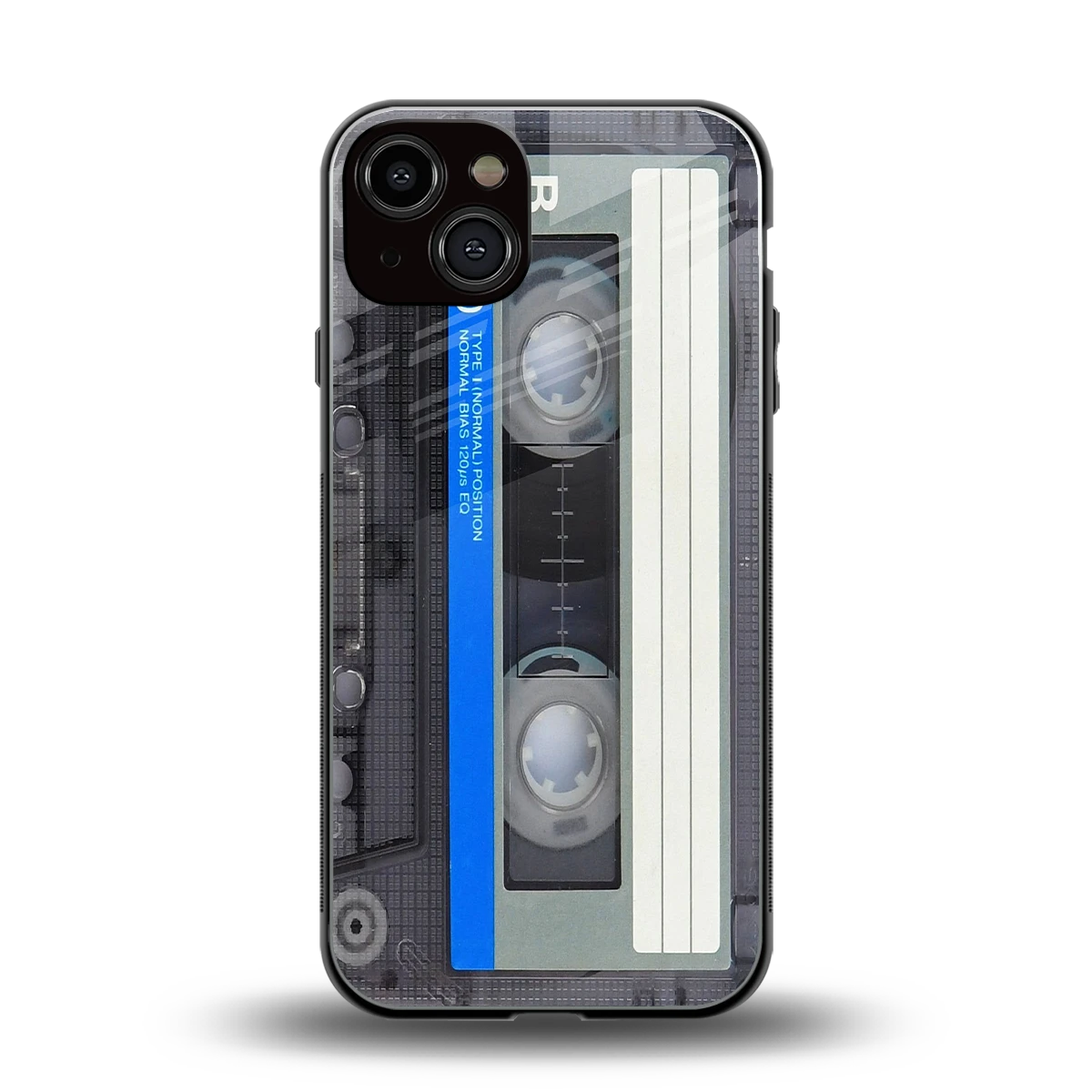 Cassette Retro back phone cover | glass case for iphone 13