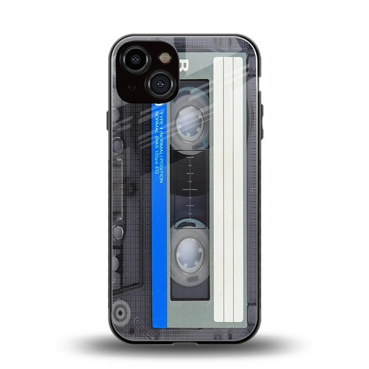 Cassette Retro back phone cover | glass case for iphone 14