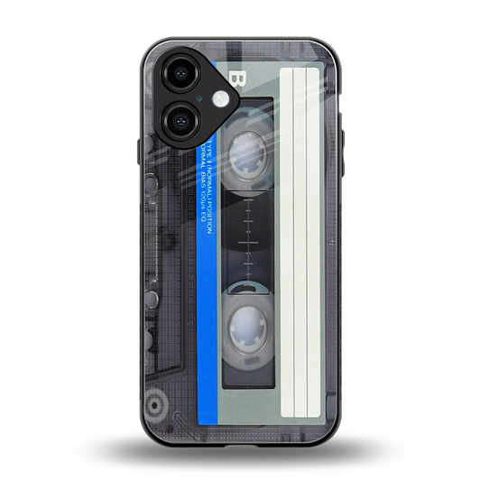 Cassette Retro Phone Case for Iphone 16 | Glass Case