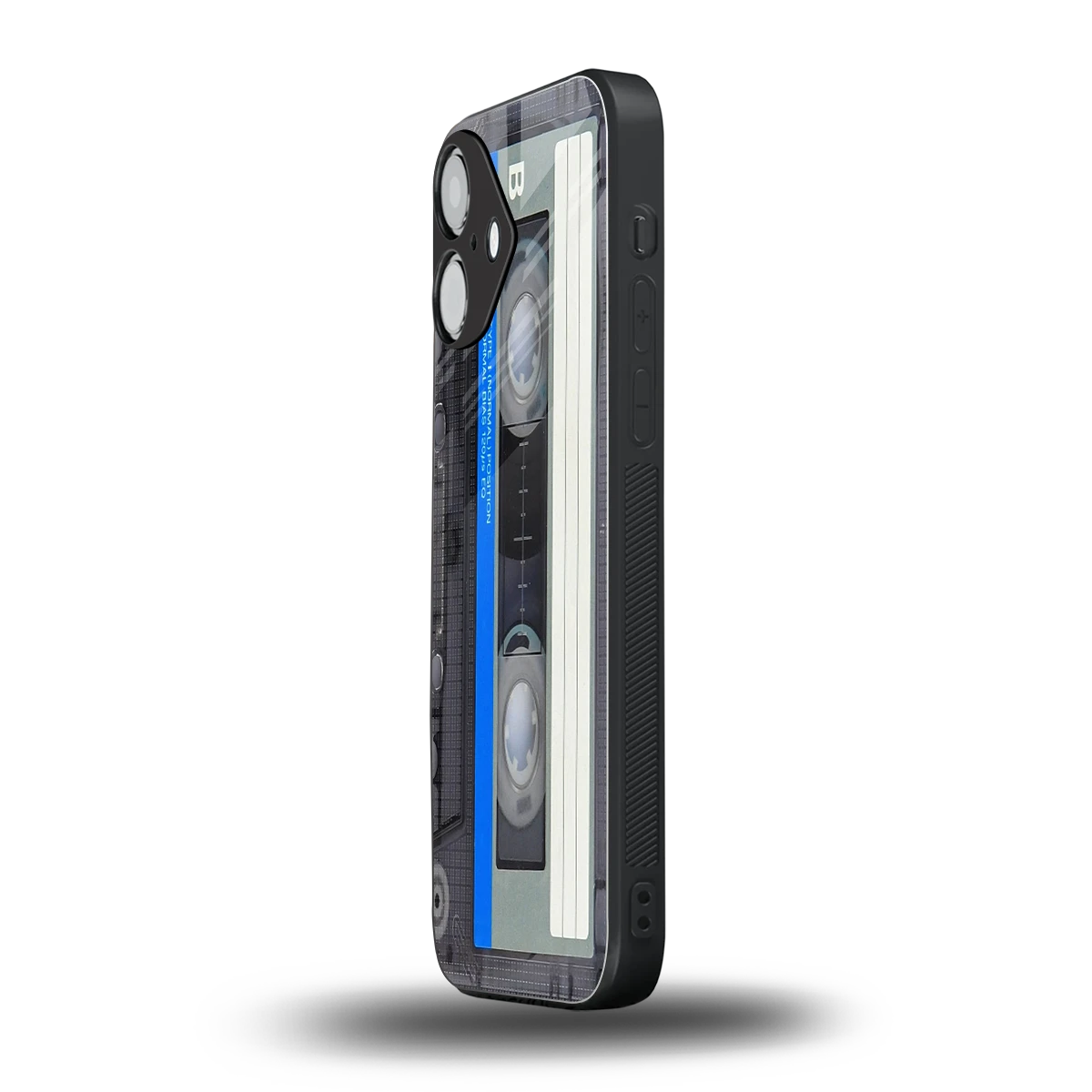 Cassette Retro iPhone 16 mobile cover | shockproof glass phone case