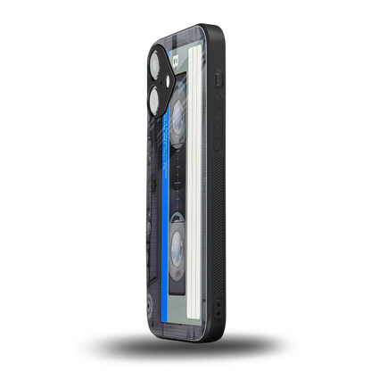 Cassette Retro iPhone 16 mobile cover | shockproof glass phone case