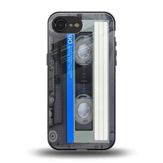 Cassette Retro back phone cover | glass case for iphone 17e