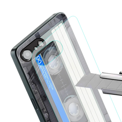 Cassette Retro stylish phone case for iphone 16e | glossy glass and slim fit