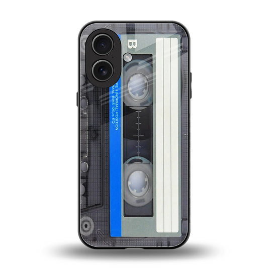 Cassette Retro back phone cover | glass case for iphone 17