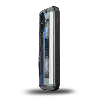 Cassette Retro iphone 17 mobile cover | shockproof glass phone case