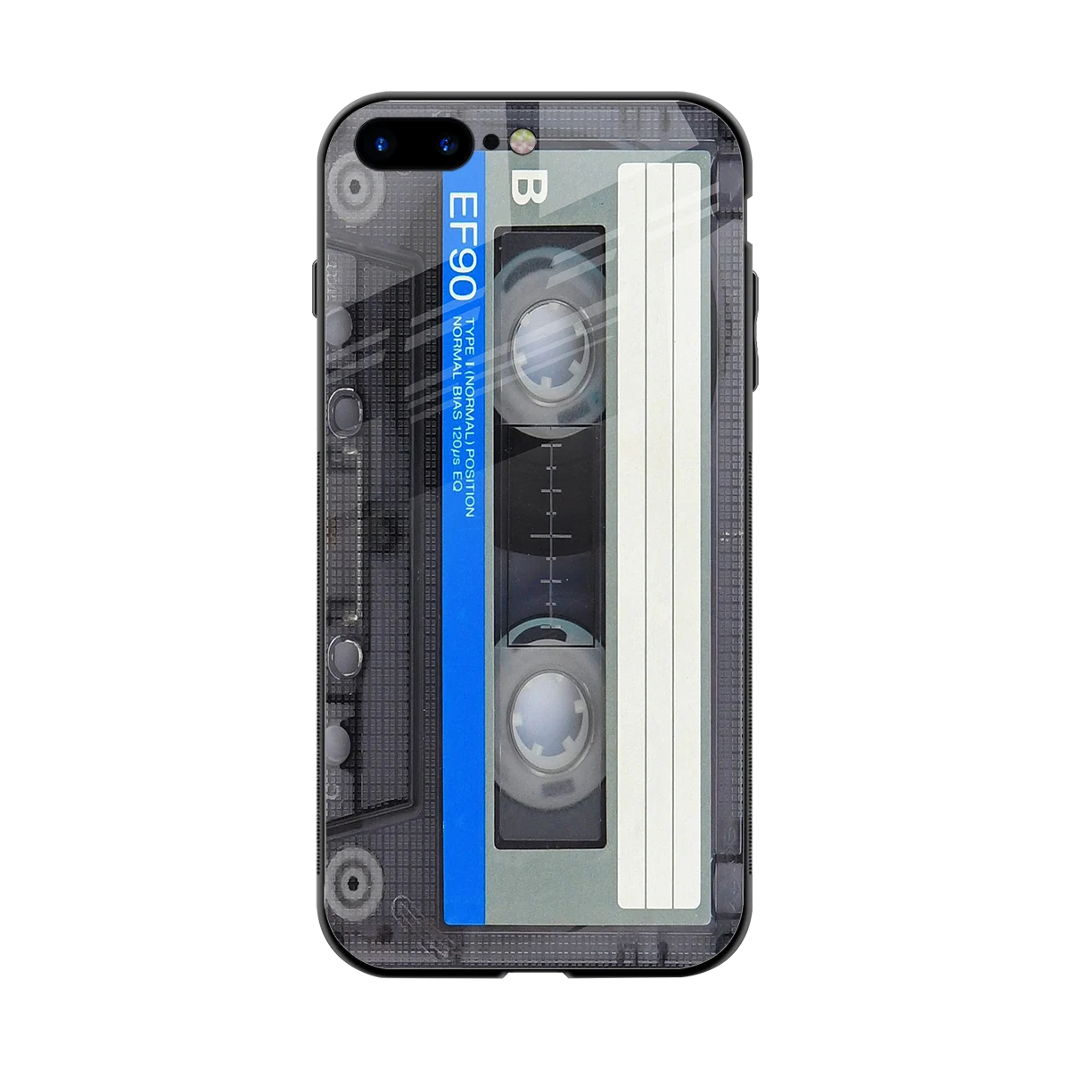 Cassette Retro back phone cover | glass case for iphone 7 plus