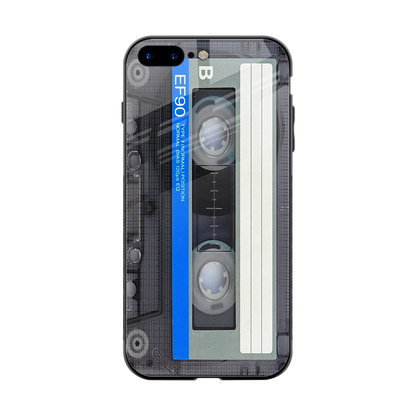 Cassette Retro back phone cover | glass case for iphone 7 plus