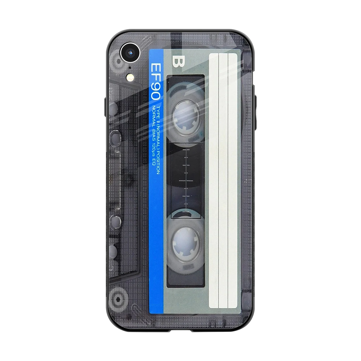 Cassette Retro back phone cover | glass case for iphone xr