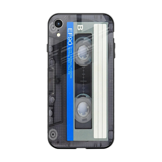 Cassette Retro back phone cover | glass case for iphone xr