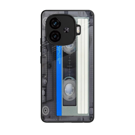 Cassette Retro back phone cover | glass case for iqoo neo 10r 5g