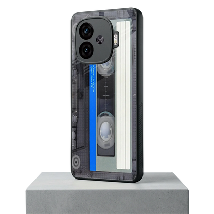 Cassette Retro iqoo neo 10r 5g mobile cover | shockproof glass phone case