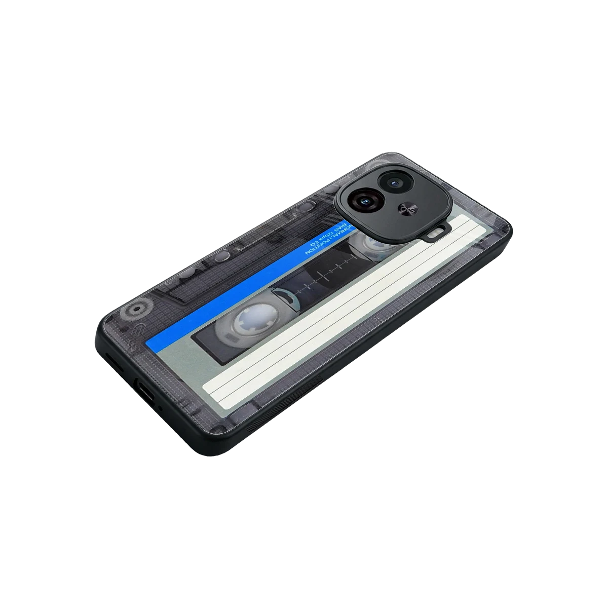 Cassette Retro stylish phone case for iqoo neo 10r 5g | glossy glass and slim fit