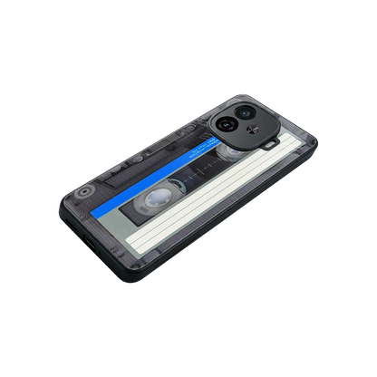 Cassette Retro stylish phone case for iqoo neo 10r 5g | glossy glass and slim fit