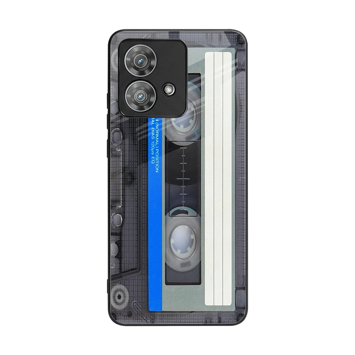 Cassette Retro back phone cover | glass case for motorola edge 40 neo 5g