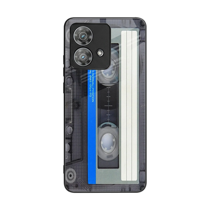 Cassette Retro back phone cover | glass case for motorola edge 40 neo 5g