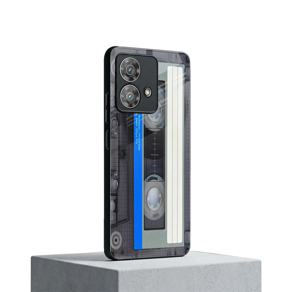 Cassette Retro motorola edge 40 neo 5g mobile cover | shockproof glass phone case