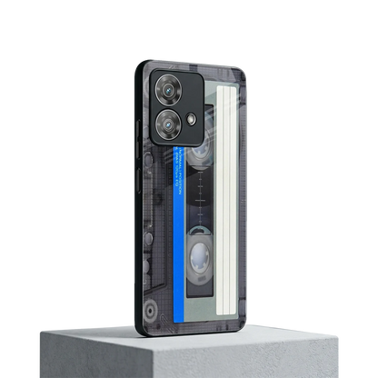 Cassette Retro motorola edge 40 neo 5g mobile cover | shockproof glass phone case