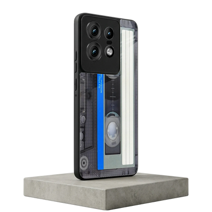 Cassette Retro motorola edge 50 pro mobile cover | shockproof glass phone case