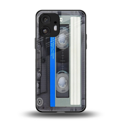 Cassette Retro back phone cover | glass case for nothing phone 2