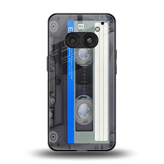 Cassette Retro back phone cover | glass case for nothing phone 2a plus