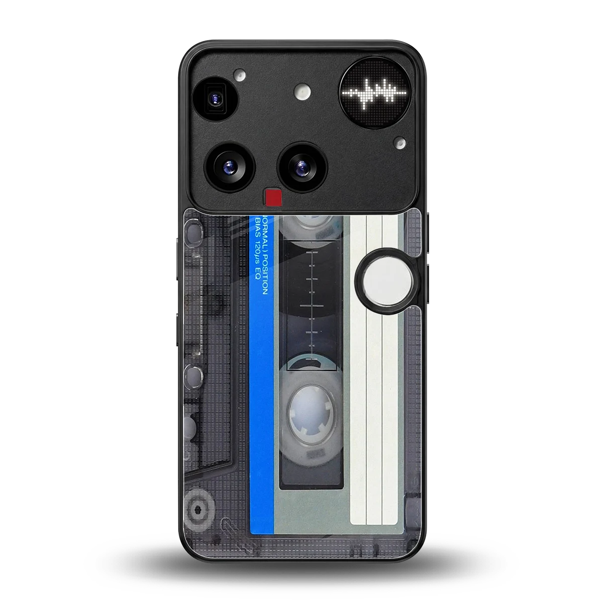 Cassette Retro back phone cover | glass case for nothing phone 3